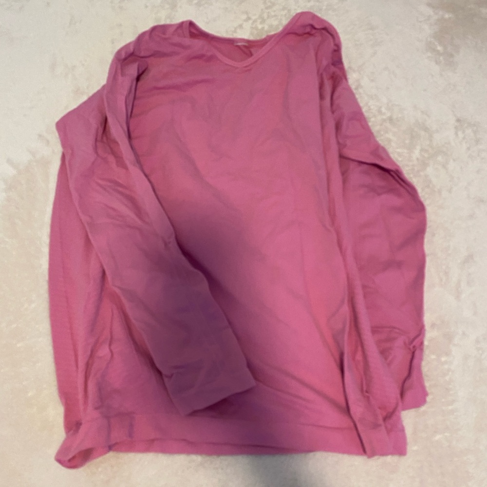 Pink thermal Long Sleeve Shirt